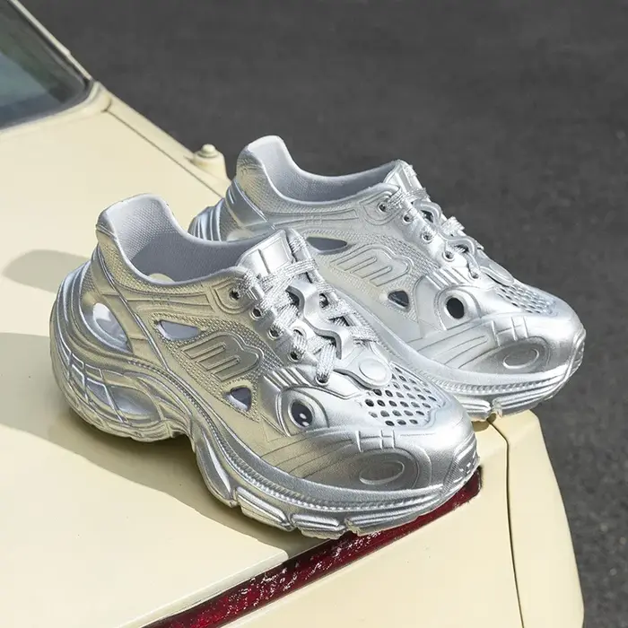2025 été nouvelle mode respirant grosses baskets femmes EVA antidérapant Wading plate-forme chaussures femme en plein air semelle épaisse chaussure de sport