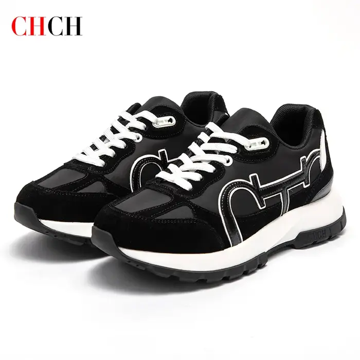 CHCH femmes chaussures de Tennis nouvelles chaussures de sport d'étudiant d'épissure en cuir