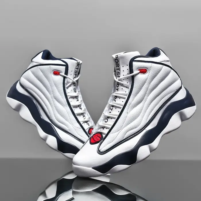Chaussure de basketball classique professionnelle pour homme et femme, de qualité supérieure, résistante à l'usure, modèle mi-montant