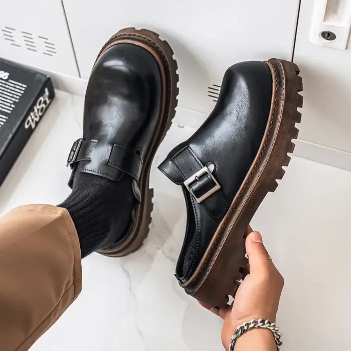 Mules à fond épais pour hommes