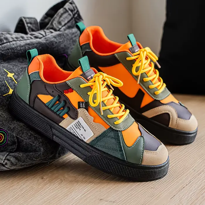 Chaussures de skate tendance pour hommes, chaussures de sport décontractées pour hommes, chaussures 