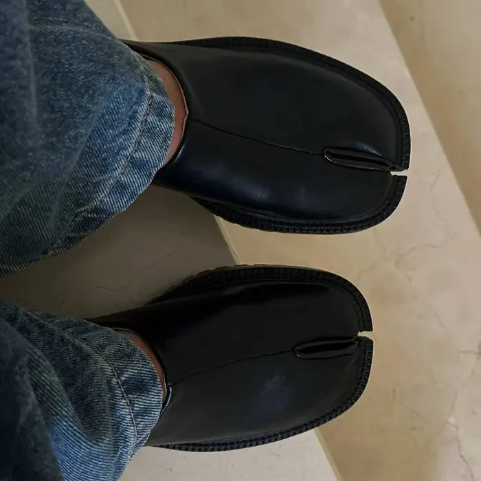 2025 Mocassins Tabi à plateforme épaisse pour femme