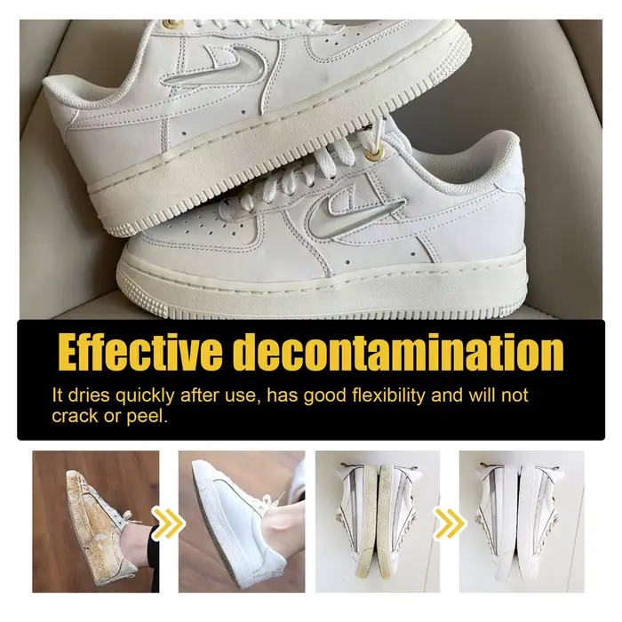 Nettoyant pour chaussures blanches