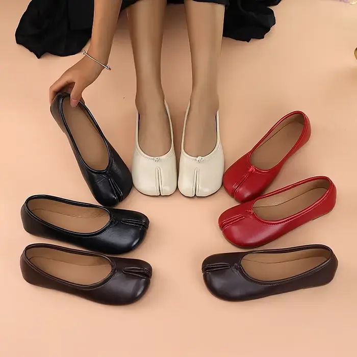 Nouvelles Ballerines Tabi à Bout Fendu pour Femmes 2026