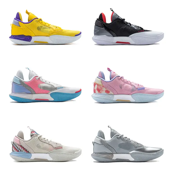 Li-ning hommes Wade ALL CITY 12 chaussures de basket-ball professionnel BOOM coussin Support Stable baskets portables