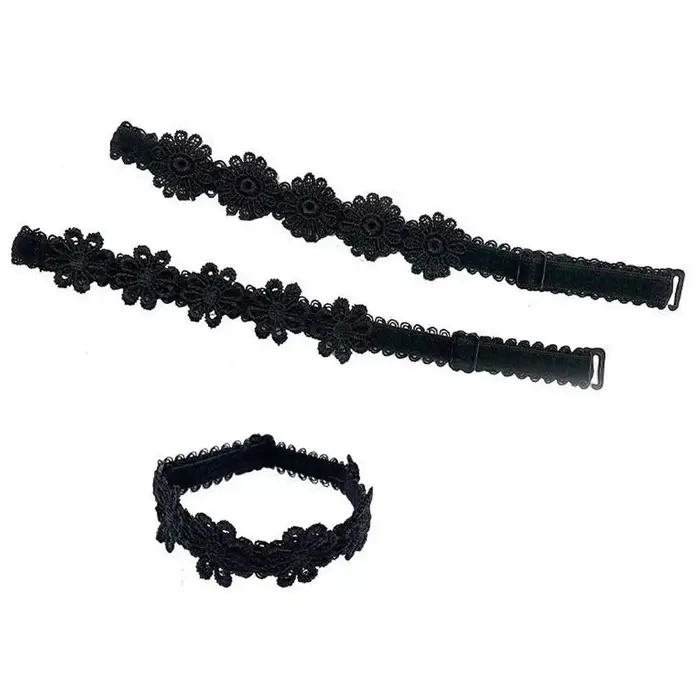 Ceinture de chaussure de rinçage en dentelle pour femme