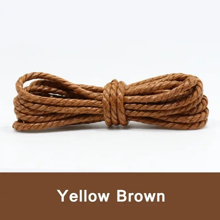 1 paire Shoelce lacets en cuir décontractés