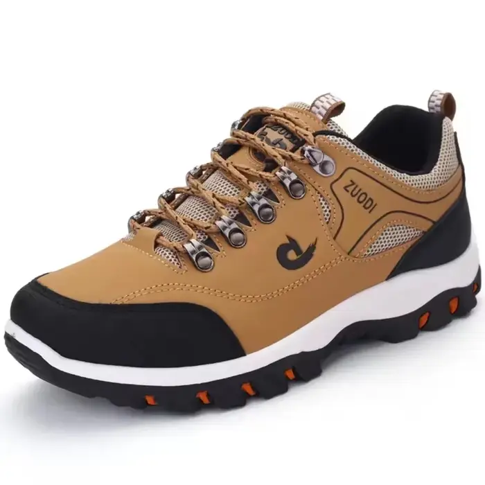Chaussures de randonnée imperméables en cuir PU pour hommes