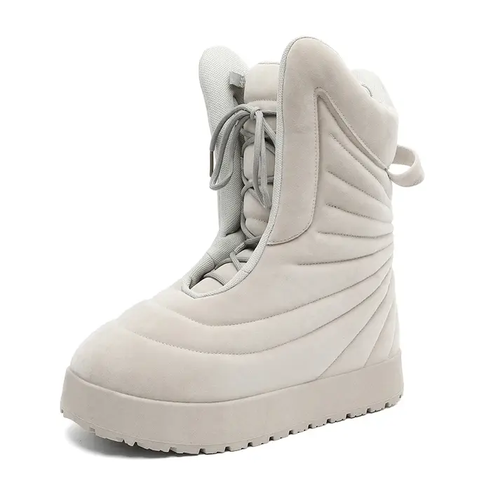 Baskets montantes pour hommes pour l'automne et l'hiver, épaisses, chaudes, polyvalentes, tendance, 
