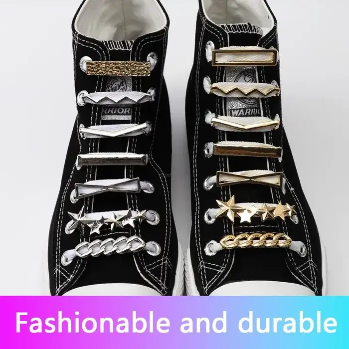 Breloques de chaussures en métal simples