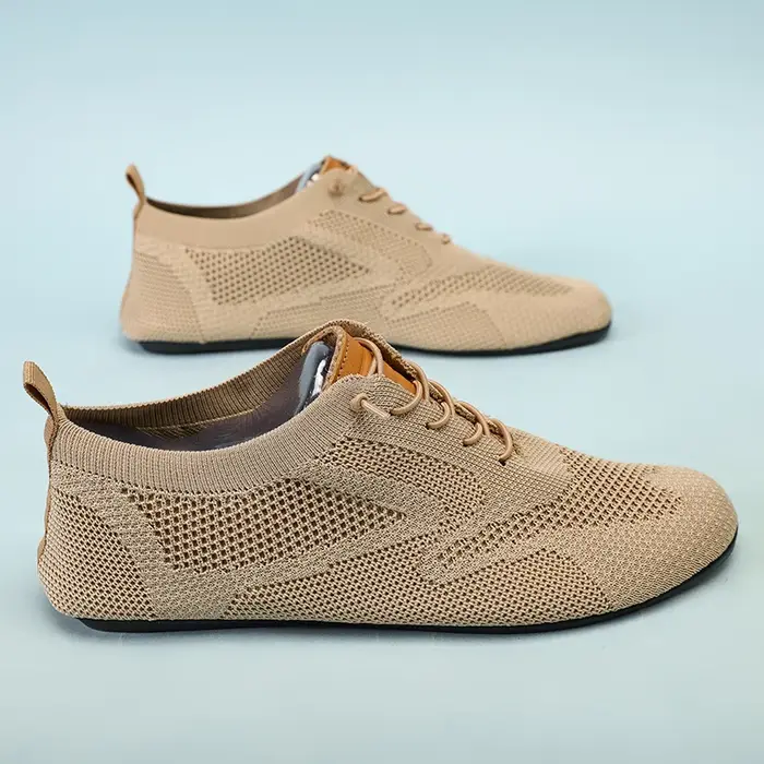 Chaussures Plates en Maille pour Homme