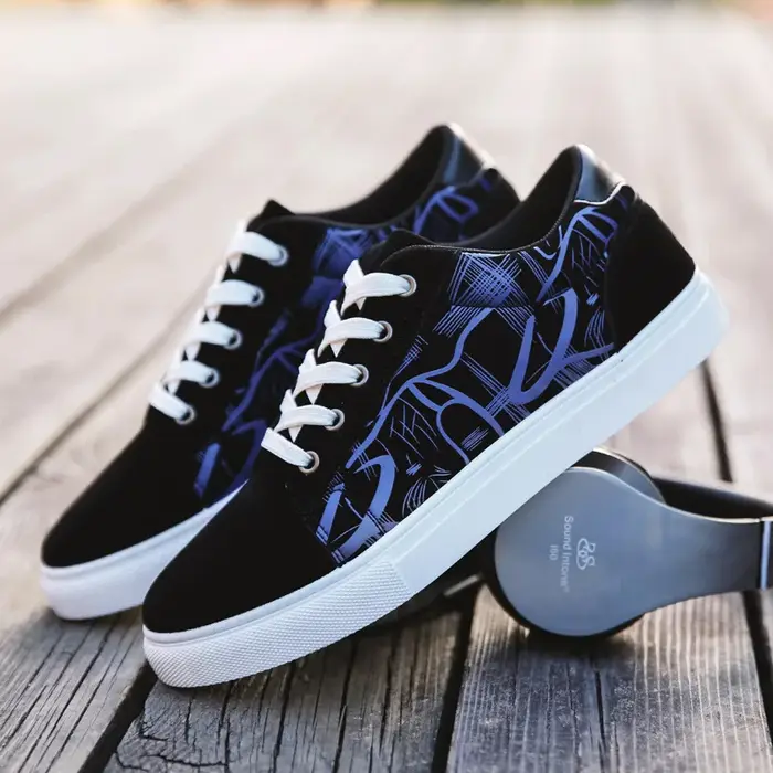 2025 nouveaux hommes toile chaussures mode originale