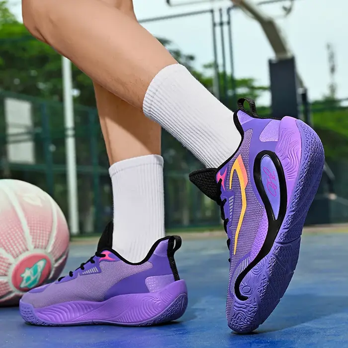 Chaussures de basket-ball pour hommes, respirantes, antidérapantes, résistantes à l'usure, chaussures de course, d'entraînement en salle de sport, baskets de basket-ball athlétiques pour hommes