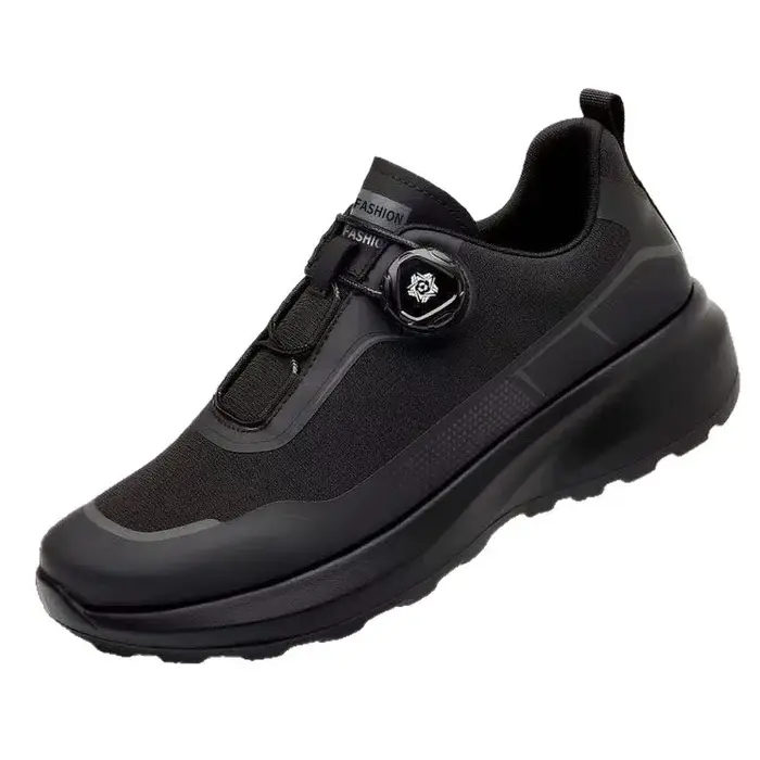 Chaussures de course d'extérieur respirantes 2025 – Baskets décontractées à bouton rotatif et semelle épaisse pour hommes et femmes