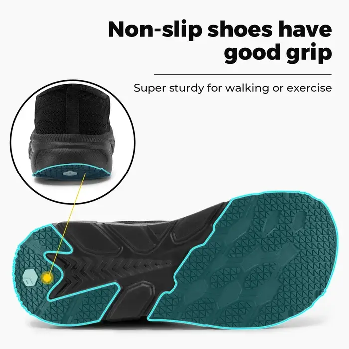 FitVille – chaussures à bout large pour hommes, chaussures de course rembourrées, très larges, antid
