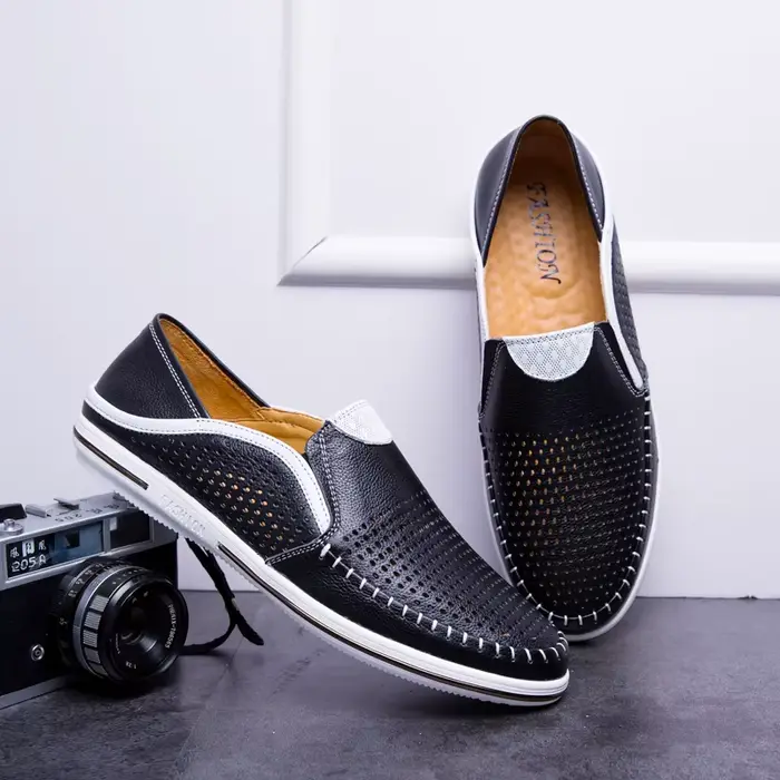 Mocassin respirant pour hommes