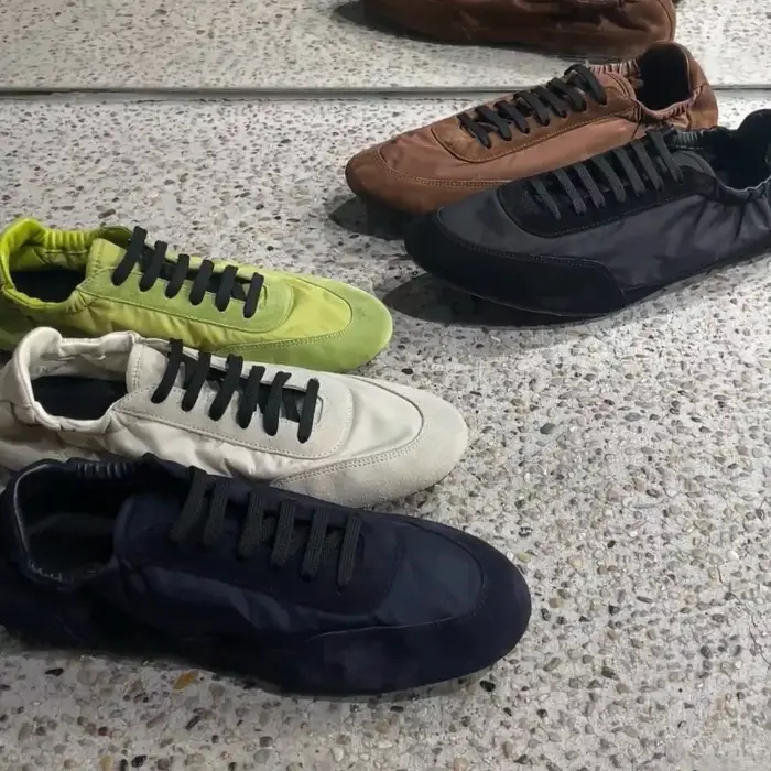 Baskets en cuir véritable pour femmes
