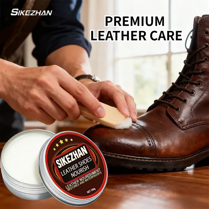 Crème d'entretien du cuir 50g/100g