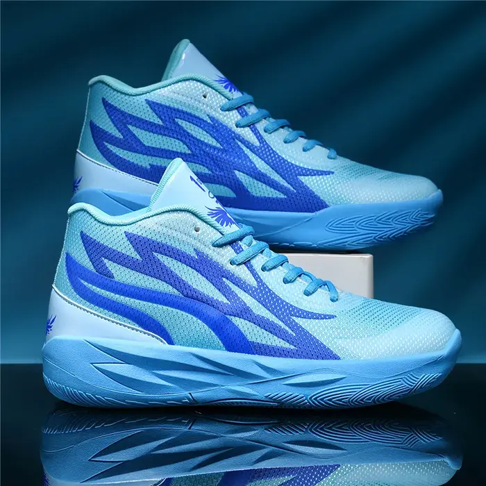 Chaussures de basket-ball de haute qualité pour hommes, baskets de sport antidérapantes et amortissa