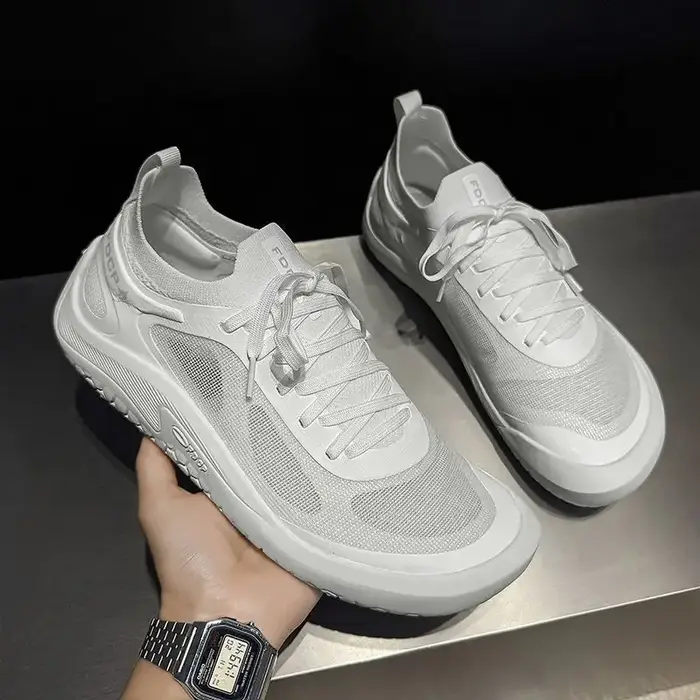Chaussure de sport et de loisirs classique confortable et respirante, chaussure athlétique unisexe d'été pour la marche, chaussure de conduite à semelle plate