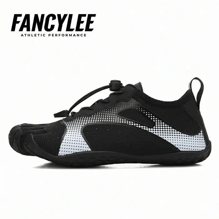 Maison FANCYLEE Chaussures Barefoot à Cinq Doigts Homme Professionnel Baskets Minimalistes Zero-Drop pour Musculation