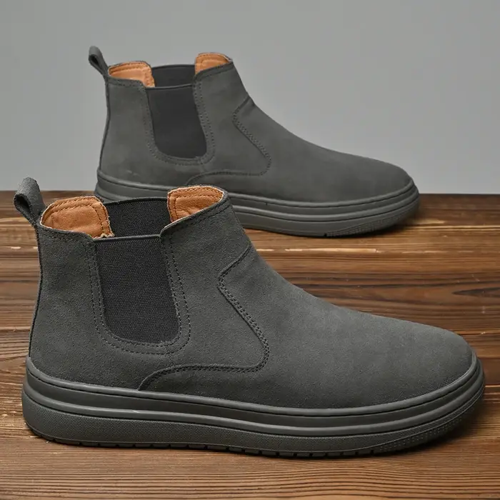 Marque italienne automne hiver hommes chaussures hautes conférence