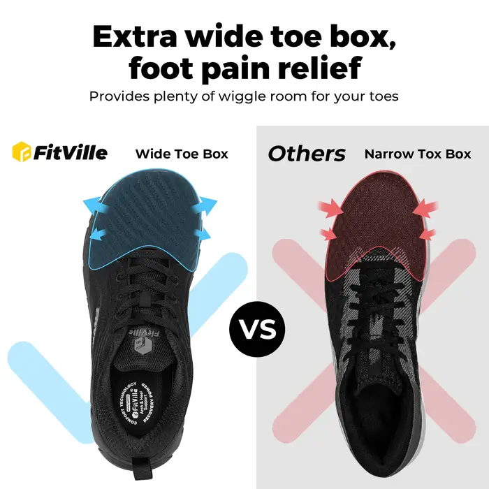 Chaussures à bout large pour hommes