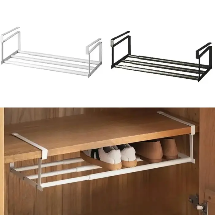 Étagère de rangement de chaussures Portable sous suspendu