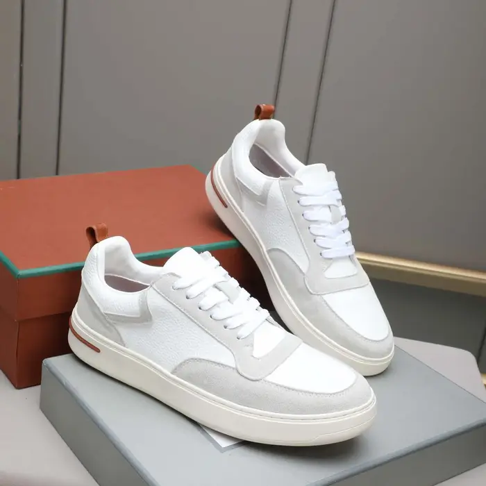 Baskets basses tendance pour hommes en cuir respirant