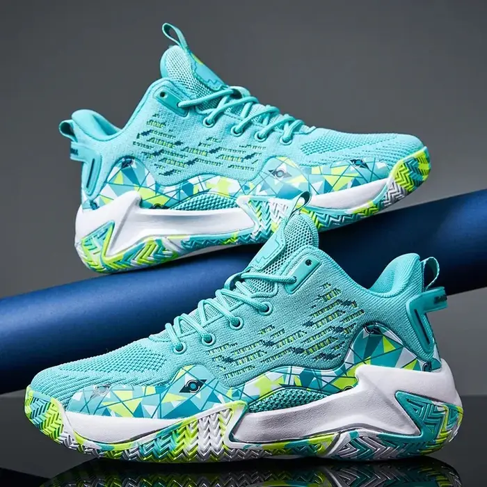 Chaussures de basket-ball pour hommes, respirantes, amortissantes, antidérapantes, résistantes à l'usure, chaussures de sport, entraînement en salle de sport, baskets de basket-ball athlétiques
