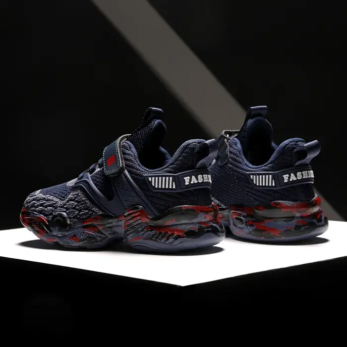 2025 nouveaux enfants chaussures garçon Sneaker tricot plate-forme respirant été école