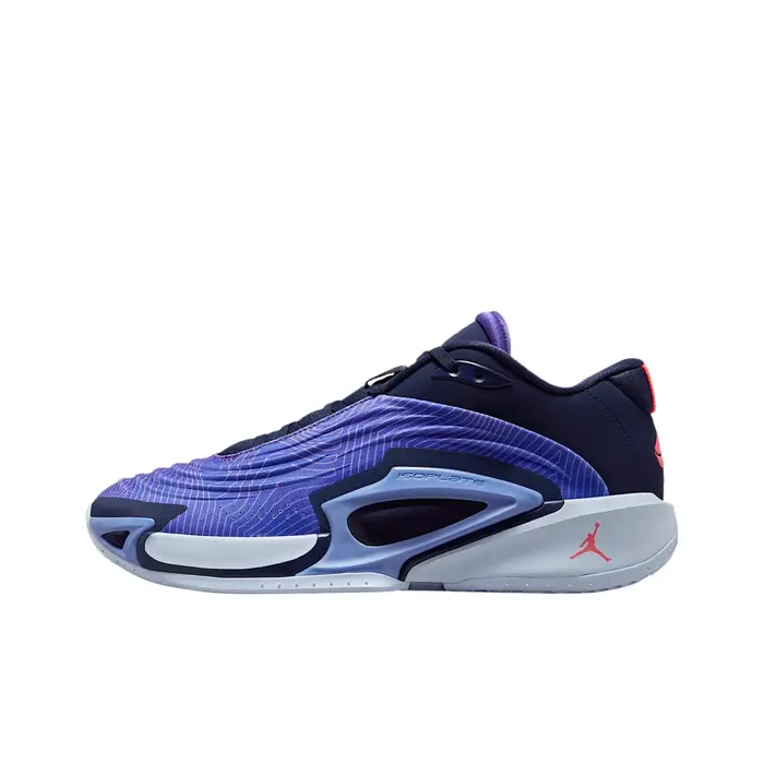 POIZON Jordan Luka 3 Chaussures de basket-ball basses à amorti pour hommes Violet FQ1285-500