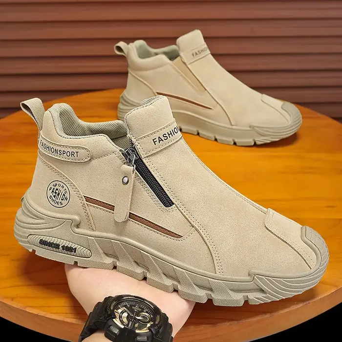 Chaussures de sport décontractées montantes pour hommes, antidérapantes et résistantes à l'usure, ty