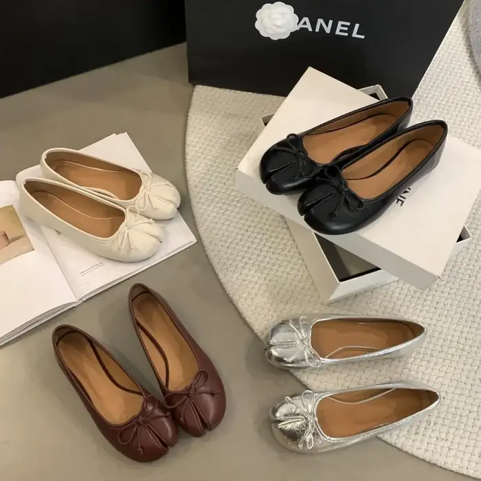 Tabi Ninja – chaussures plates en cuir confortables pour femmes