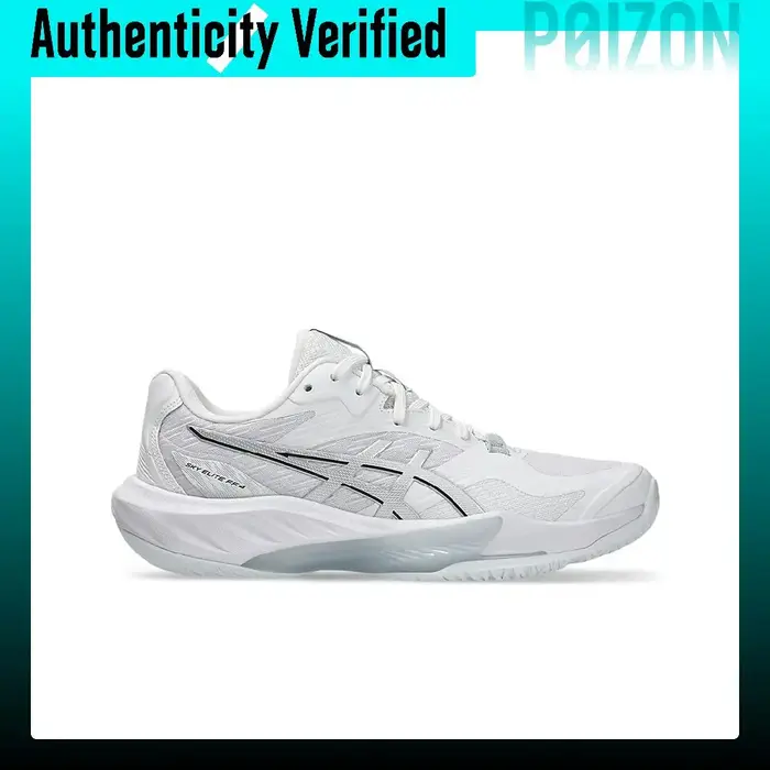 Chaussures de volley-ball ASICS SKY ELITE FF 4 pour femmes, tige basse, argent 1052A092-101
