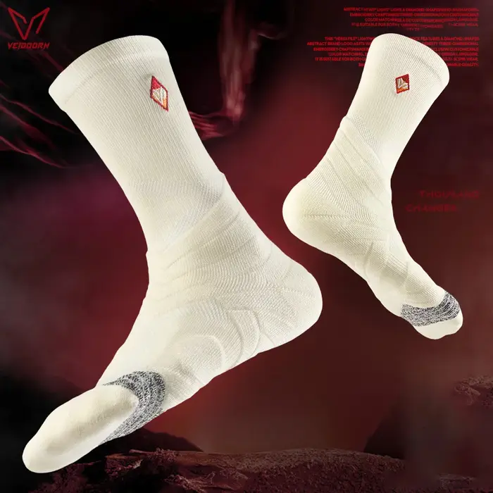 Chaussettes de basketball d'élite professionnelles antidérapantes avec semelle en tissu éponge pour jeunes et hommes, chaussettes de sport athlétiques pour l'entraînement