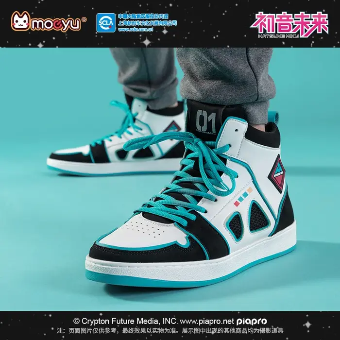 Chaussures Moeyu Hatsune Miku pour hommes