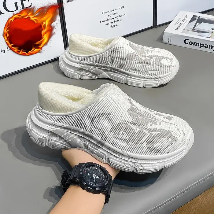 Pantoufles en coton pour hommes