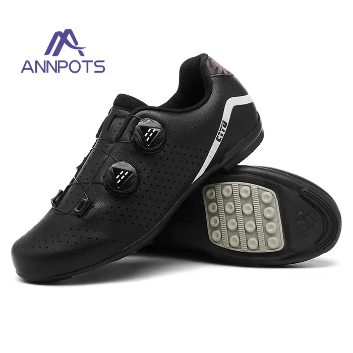 Chaussures de cyclisme autobloquantes femmes chaussures de vélo de montagne tout-terrain hommes chau