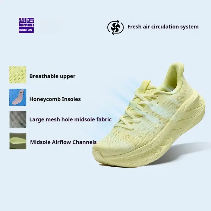 BMAI chaussures de course respirant 10km Jogging femmes baskets anti-dérapant gymnase sport décontracté