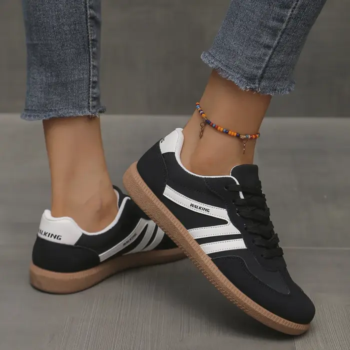 Baskets de luxe pour femmes, mocassins plats, confortables, souples, légères, chaussures d'extérieur