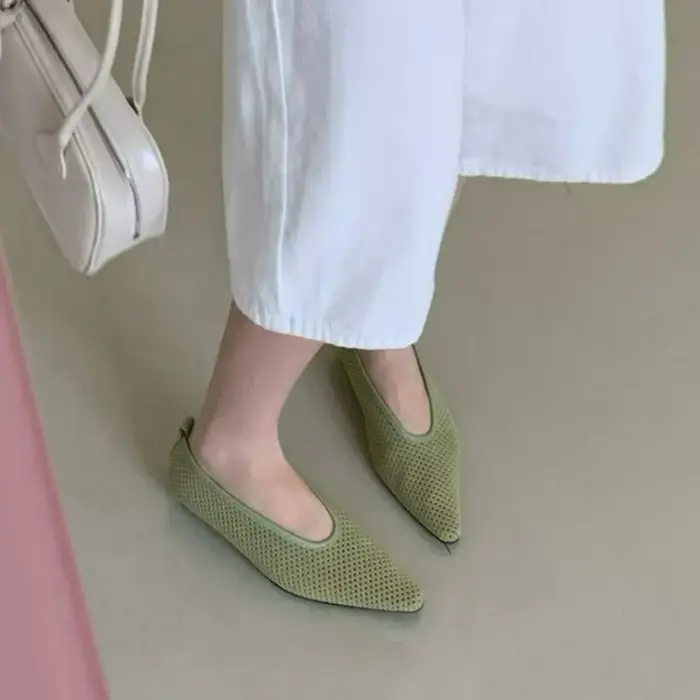 SUOJIALUN Nouvelle Collection Printemps 2026 Chaussures Bateau Femme Tendance à Bout Pointu