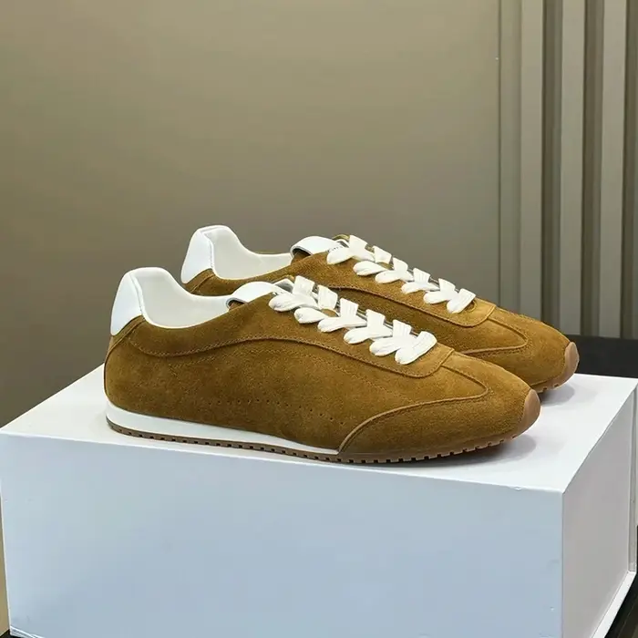 Chaussures décontractées en cuir véritable de qualité supérieure pour femmes, fabriquées à la main,