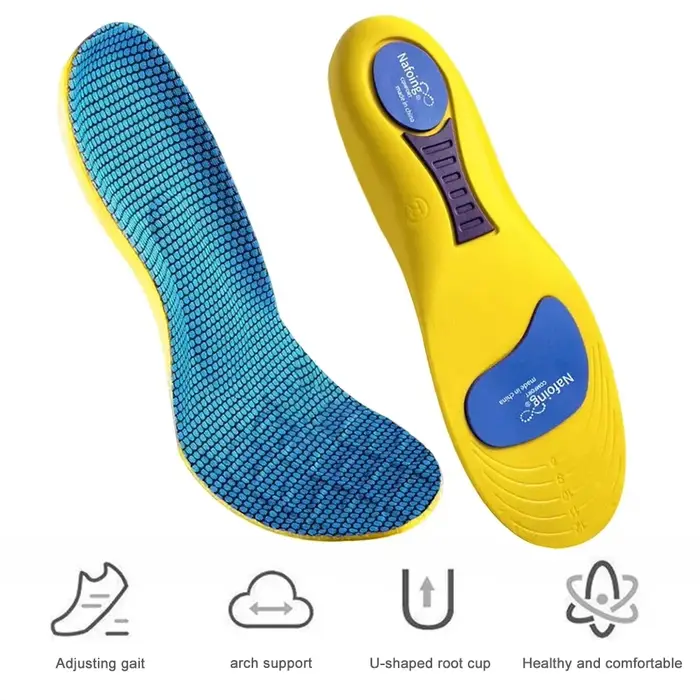 Semelles intérieures de Sport pour chaussures, Absorption des chocs, déodorant, coussin respirant, s
