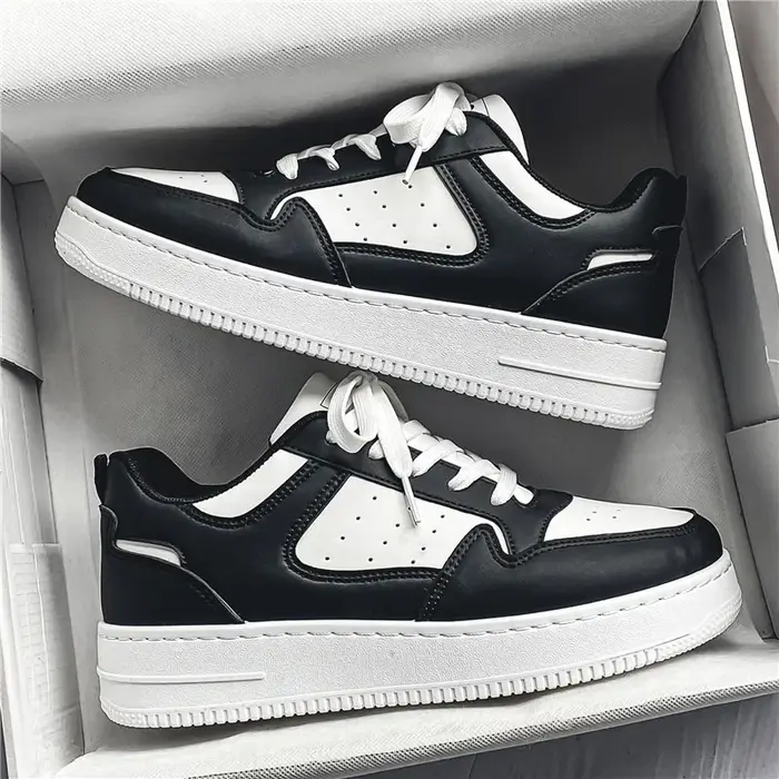 Chaussures pour hommes classique noir blanc baskets mode Tenis chaussures d'entraînement pour hommes jeunesse étudiant sport chaussure de course nouvelles chaussures décontractées