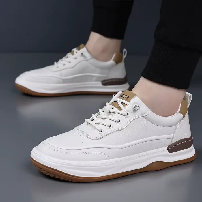 Chaussures décontractées en cuir pour hommes