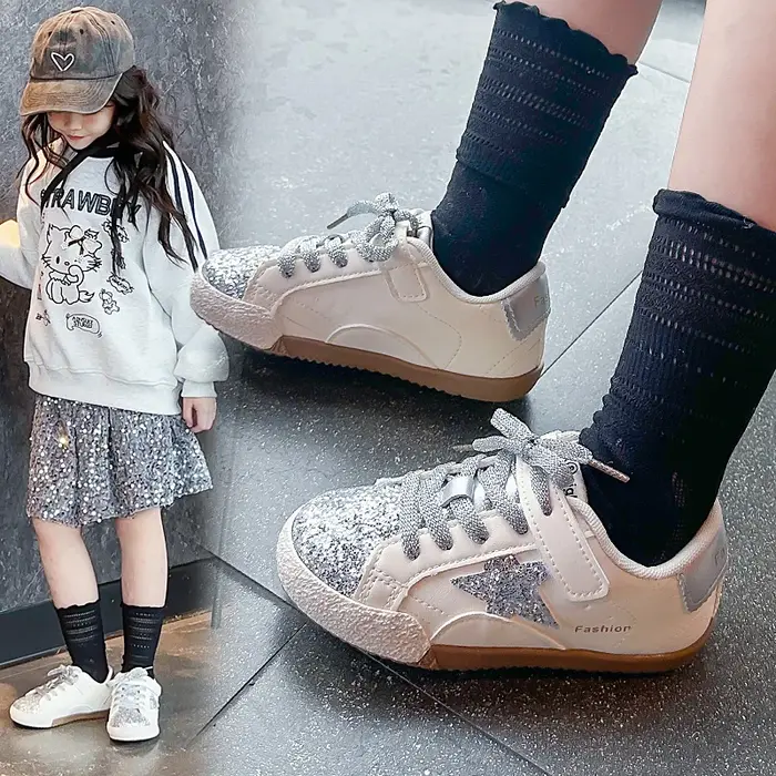 Chaussures pour filles 2026 Nouvelle collection printemps – Baskets décontractées polyvalentes pour petites