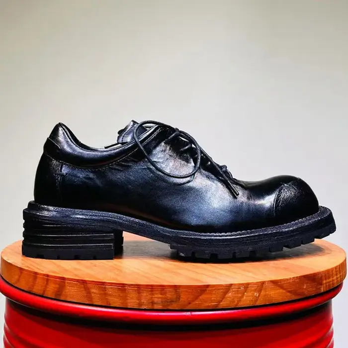 Chaussures Oxford en cuir de cheval pour hommes