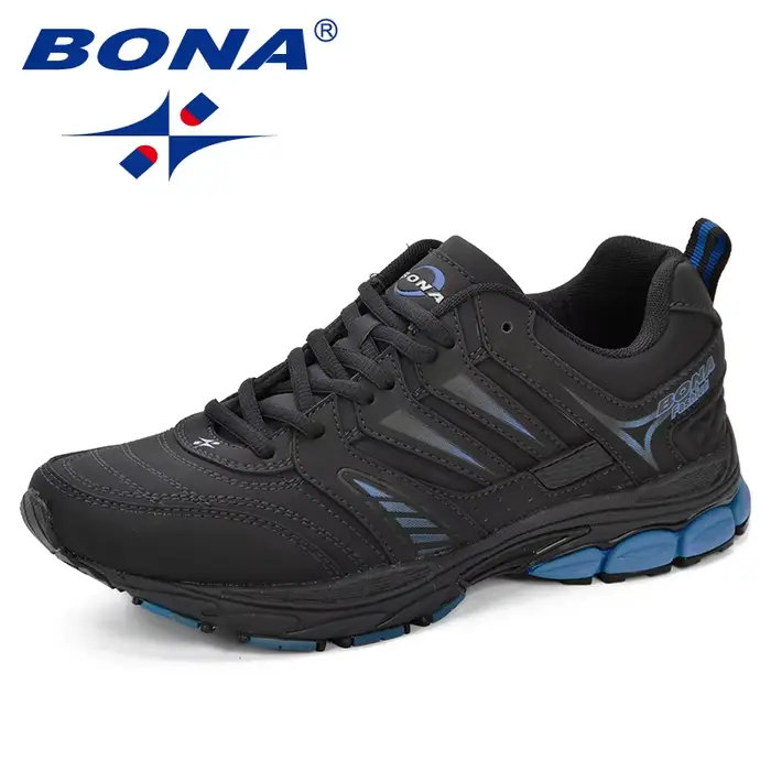 BONA nouveau Design Style hommes chaussures respirant populaire