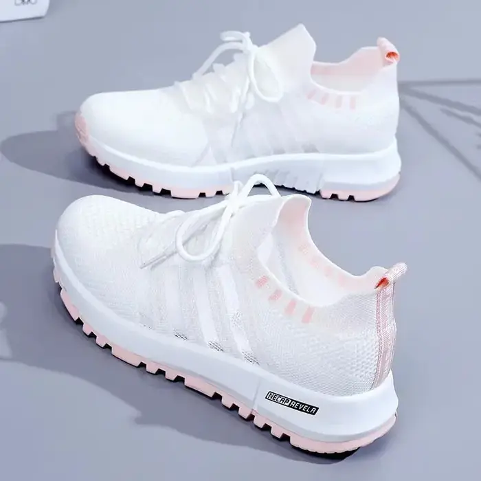 Baskets à plateforme blanche pour femmes chaussures décontractées 2025